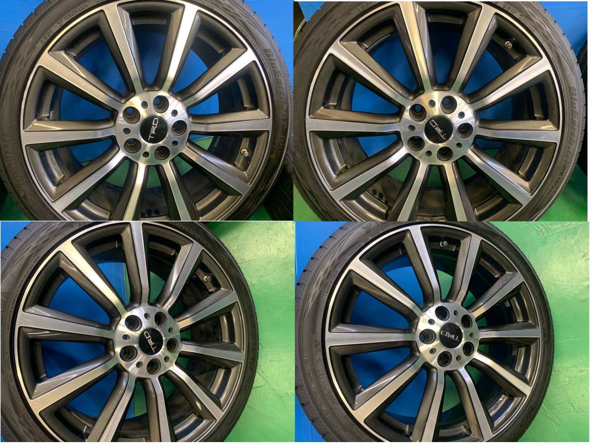 ☆超美品☆ TRD TF6 19インチ 8J +40 114.3-5穴 235/40R19 YOKOHAMA 