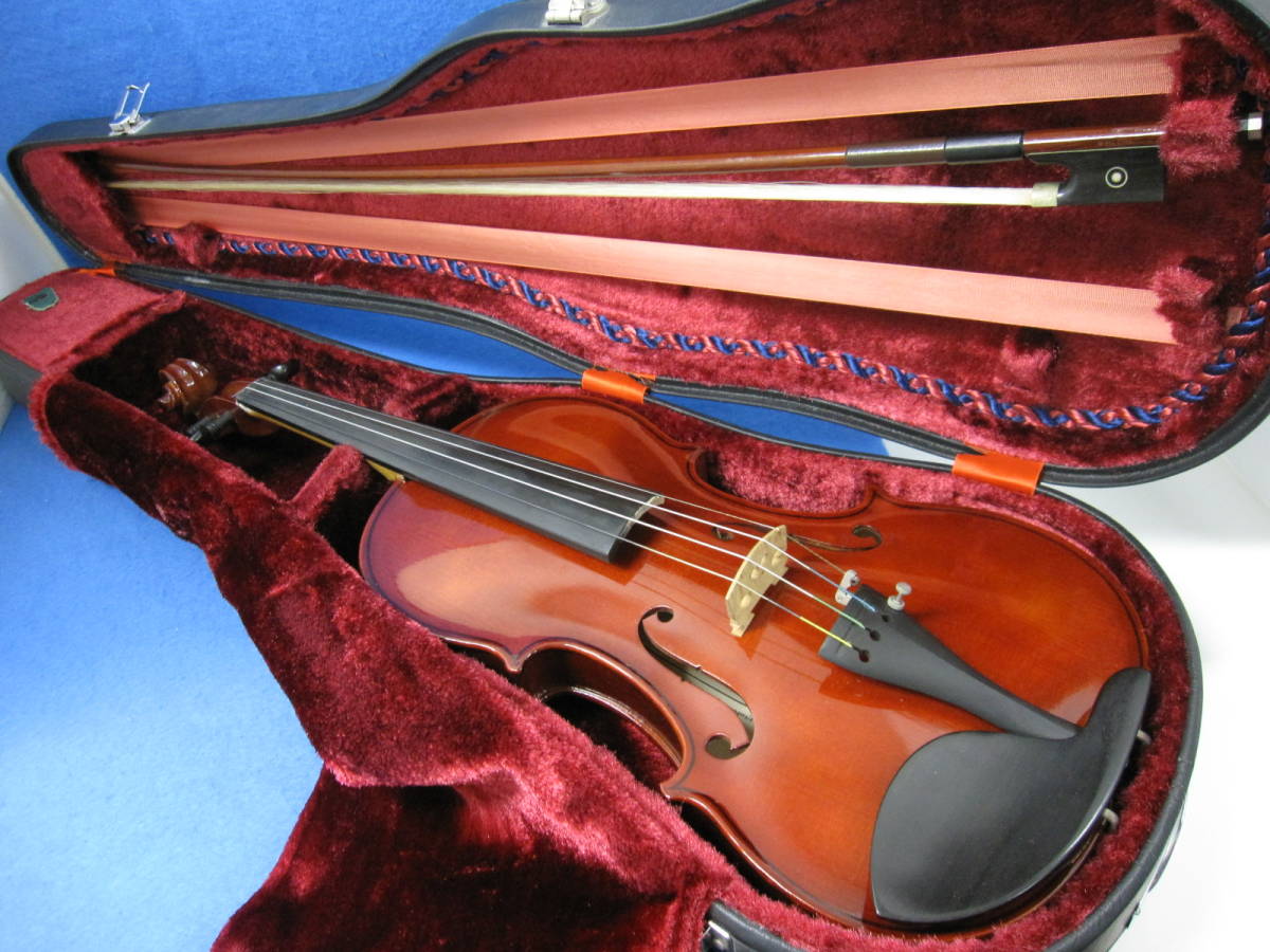 Violin Antonius Stradivarius 4⁄4 German by Copy Fine Branded