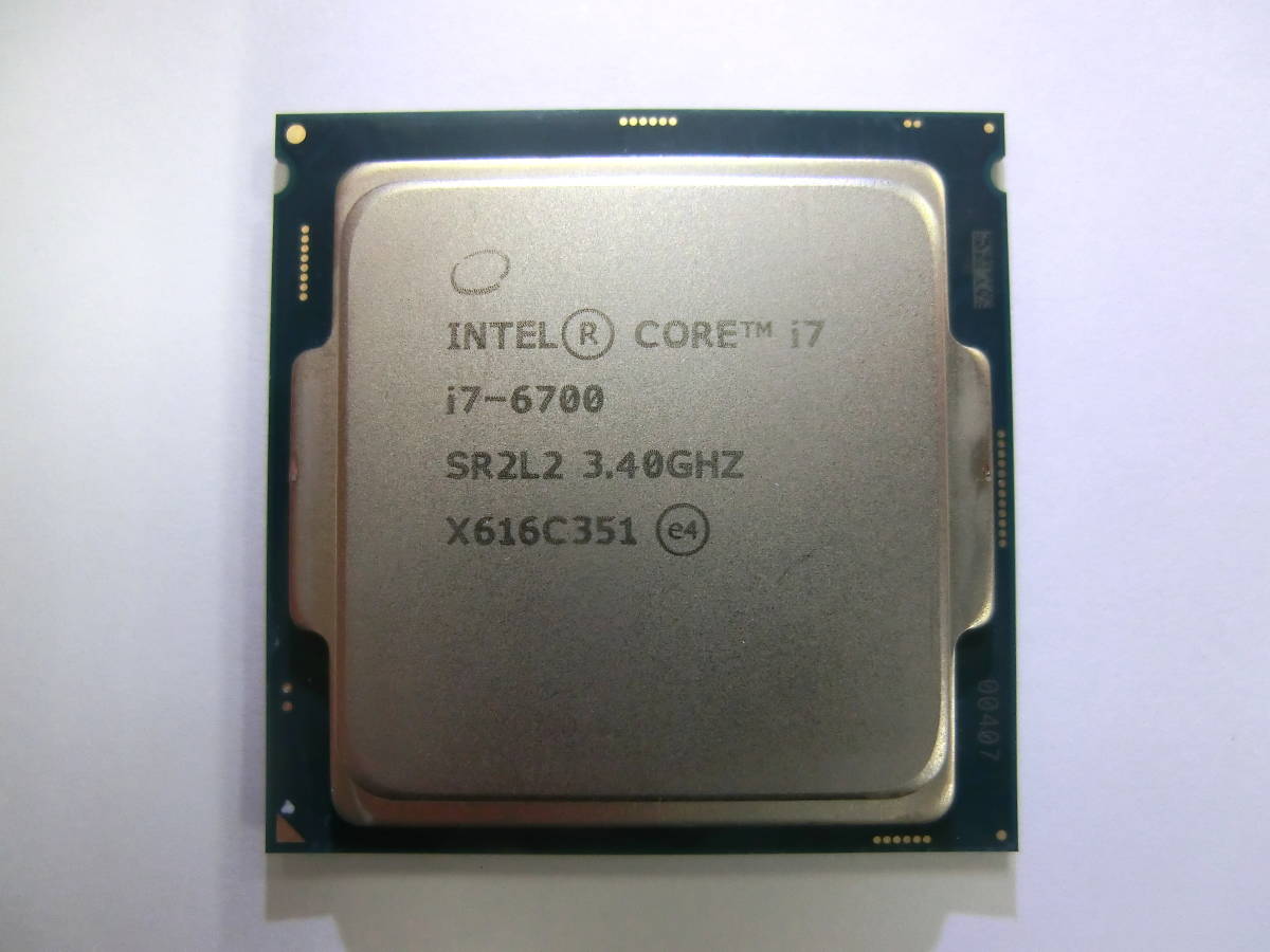 Intel Core i7-6700 プロセッサー i7 0 GHz Processor I7-6700 3.4GHz