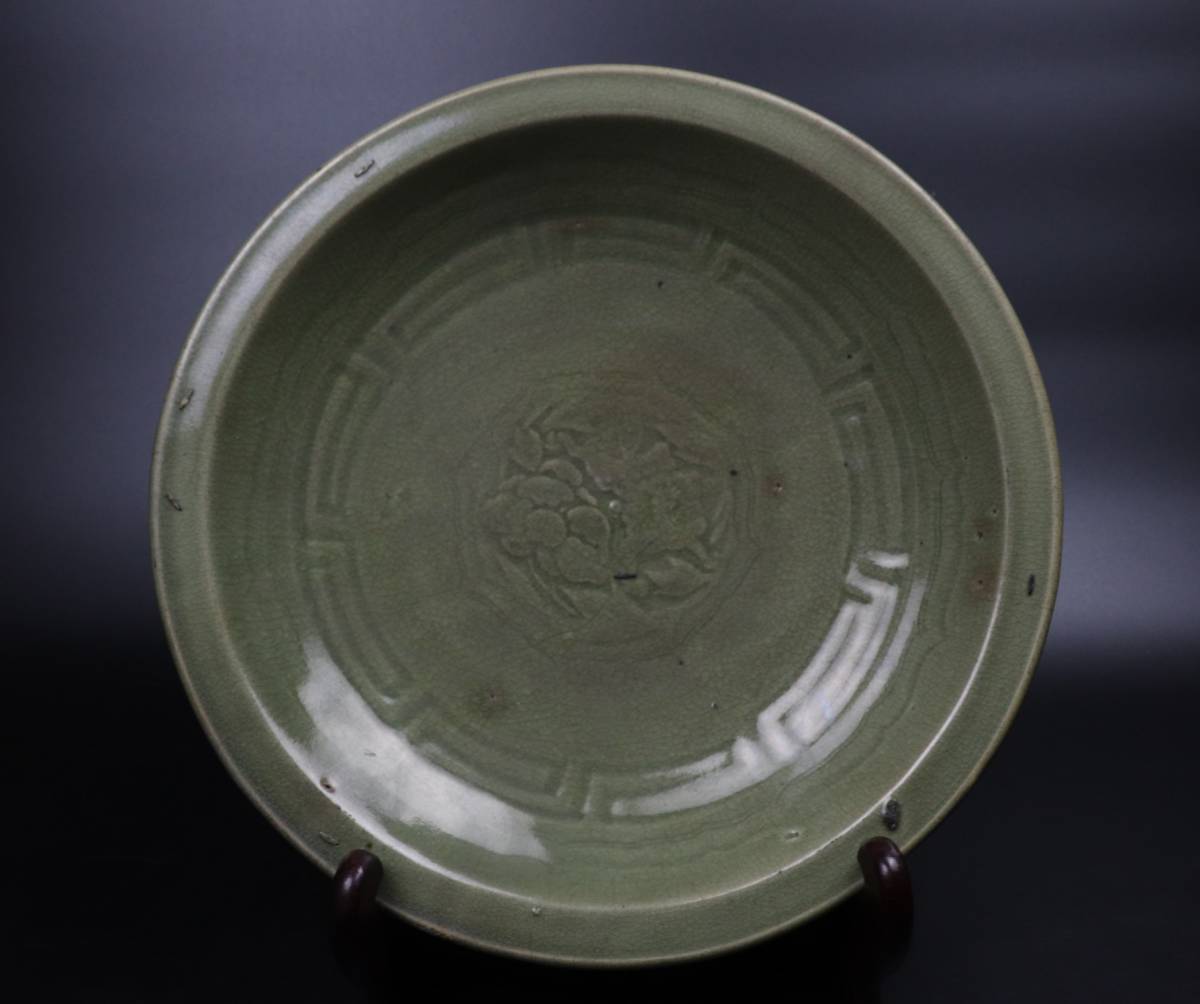 完品! 明時代 龍泉窯青磁香炉 七官青磁 (検)唐物 中国古玩 骨董 香爐