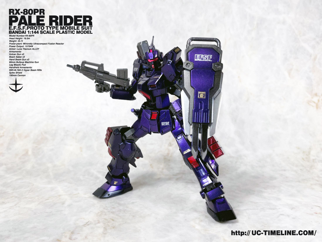 バンダイ 1 144 Hguc ペイルライダー 陸戦重装備仕様 改修 塗装済み完成品 完成品 売買されたオークション情報 Yahooの商品情報をアーカイブ公開 オークファン Aucfan Com