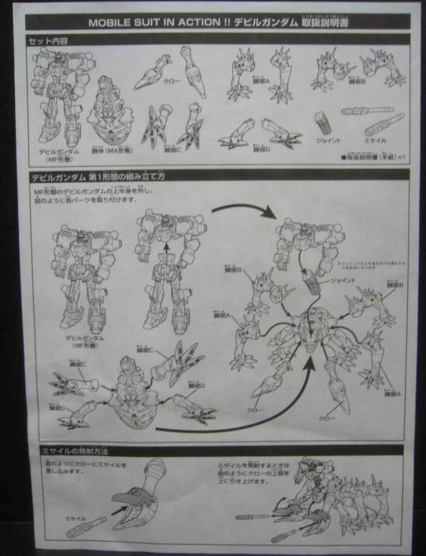Gガンダム/モビルスーツ イン アクション/デビルガンダム(第一 