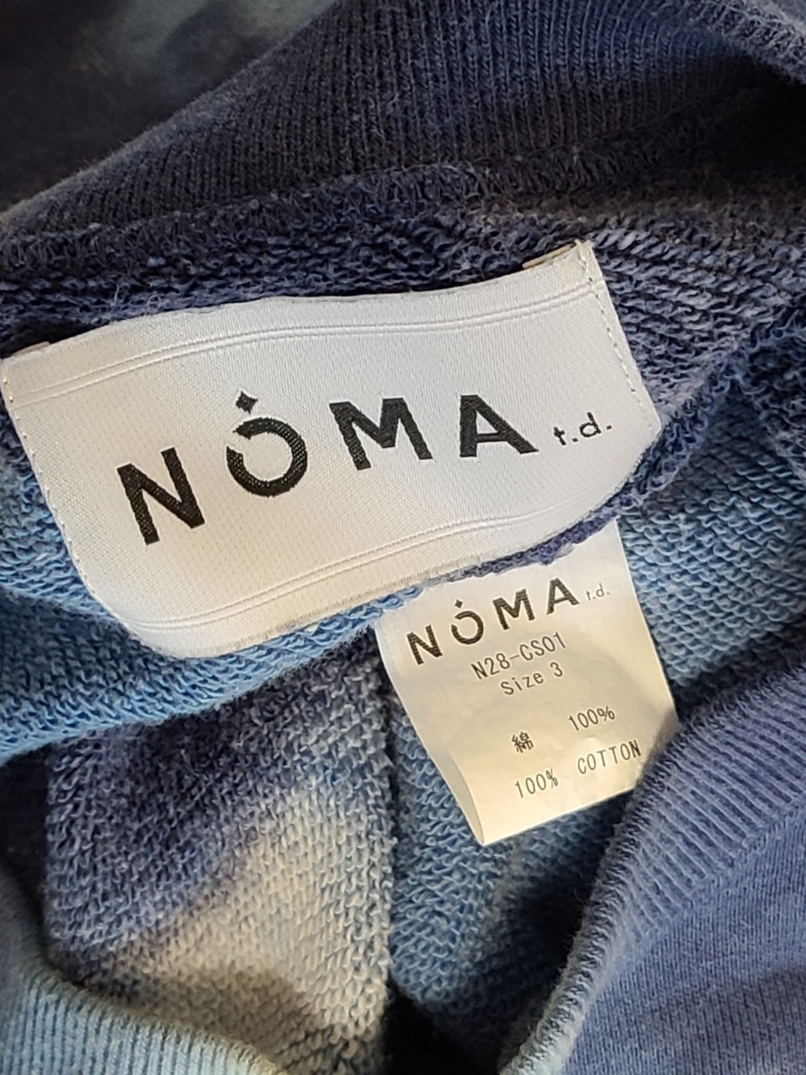 NOMA Twist Sweat Hand スウェット Dyed トレーナー t.d. ティーディー t.d.&frasl;ノーマ - メンズ &frasl; ノーマティーディー ティーディー) NB38-CS02
