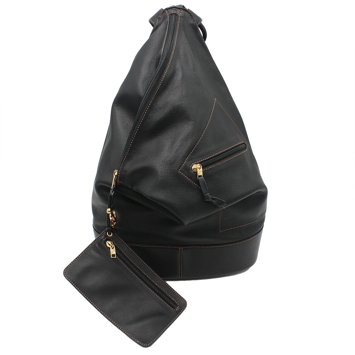 ロエベ アントン レザー LOEWE ブラウン スリング バックパック 
