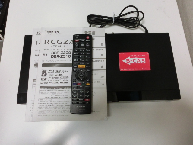 東芝 TOSHIBA REGZA レグザ ブルーレイレコーダ DBR-Z310 2013年製