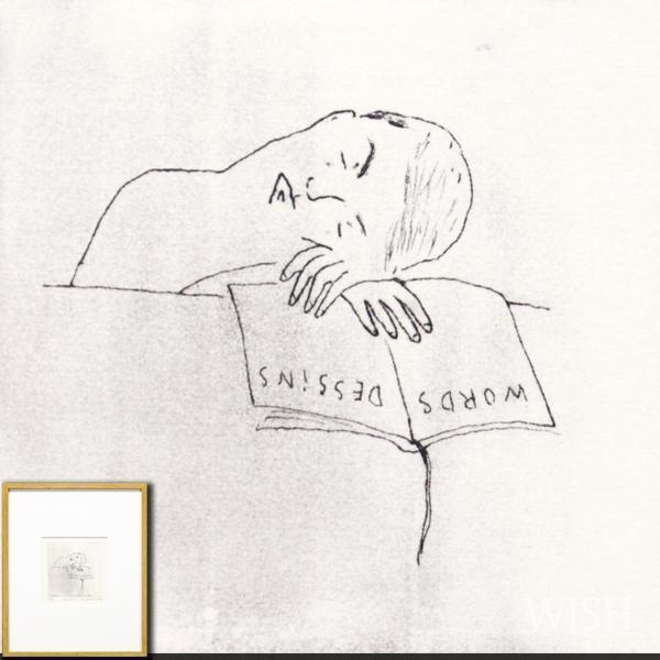 真作】【WISH】山本容子「My Book」銅版画 1992年作 〇人気版画家