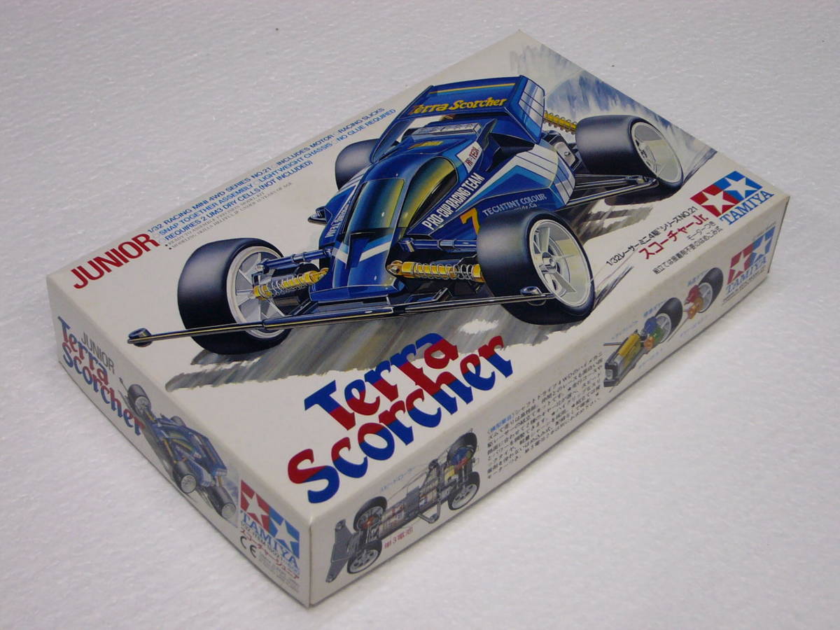 未組立 Terra Scorcher スコーチャーJr. 透明シャーシ カラータイヤ