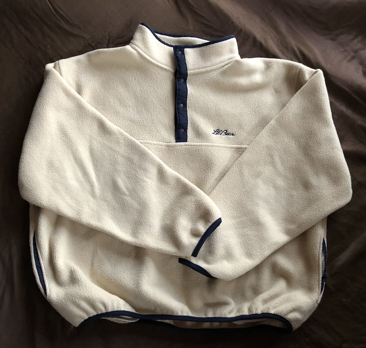 中古 L.L.Bean エルエルビーン ハーフスナップボタン 長袖 トップス