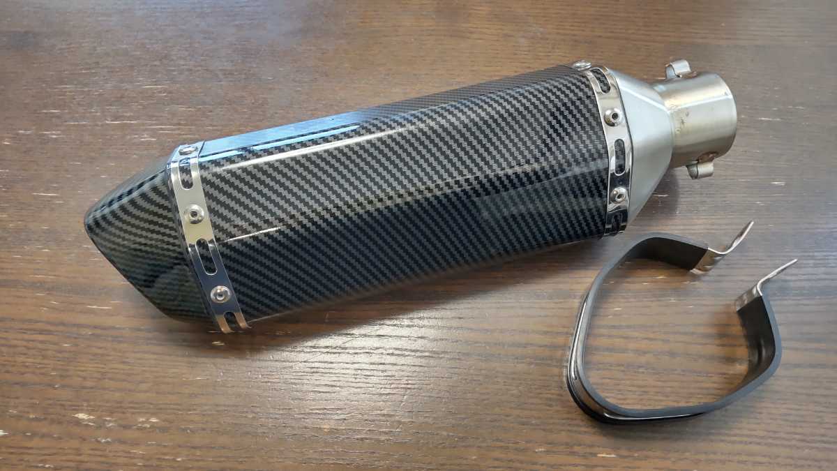 汎用 | 50.8mm バイクサイレンサー スリップオンマフラー スリップオン 