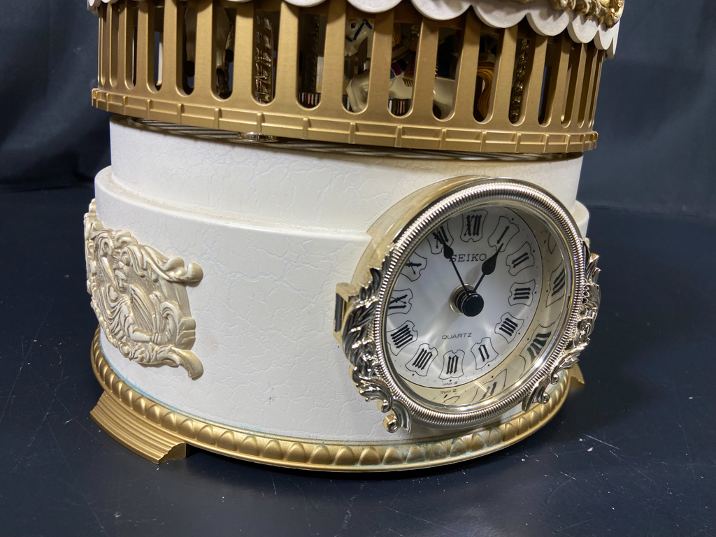 SEIKO からくり時計 Merry Go Round RE702W メリーゴーランド