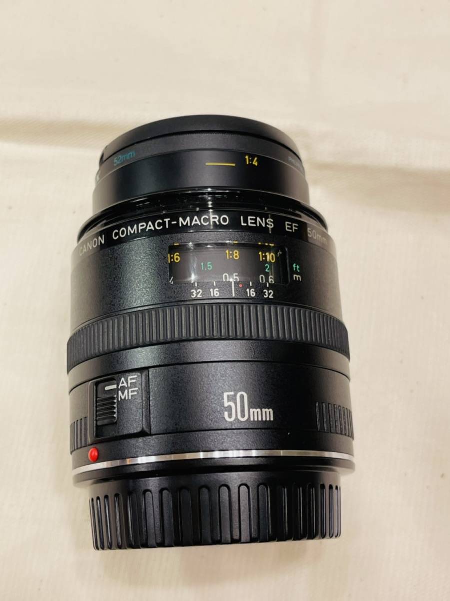 CANON COMPACT-MACRO EF 50mm 1:2.5 カメラレンズ 現状で 【公式通販】