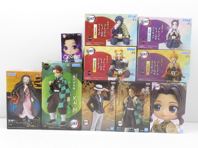 n11439-rj 未開封○10個セット 鬼滅の刃 ちょこのせ 絆ノ装 鬼ノ装 Qposket SPM 等煉獄 無惨 [056-211124]