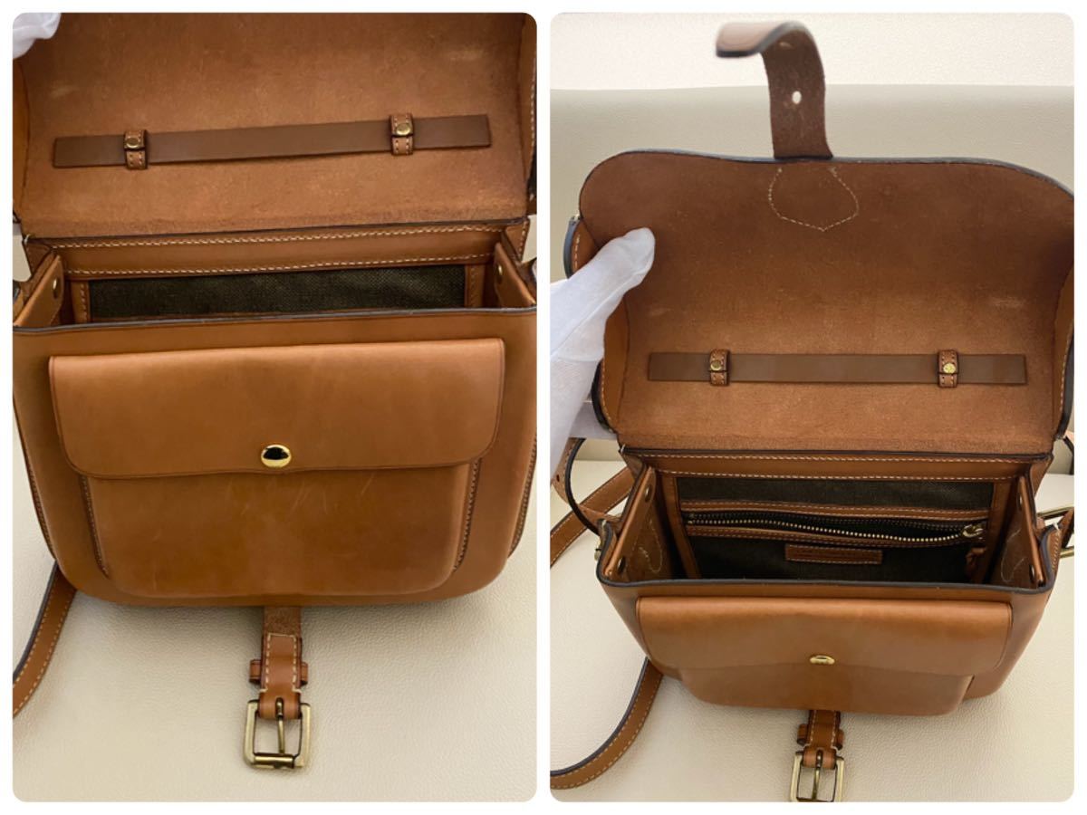 ☆ SOMES SADDLE ／ソメスサドル ショルダーバッグ 斜めがけ キャメル 