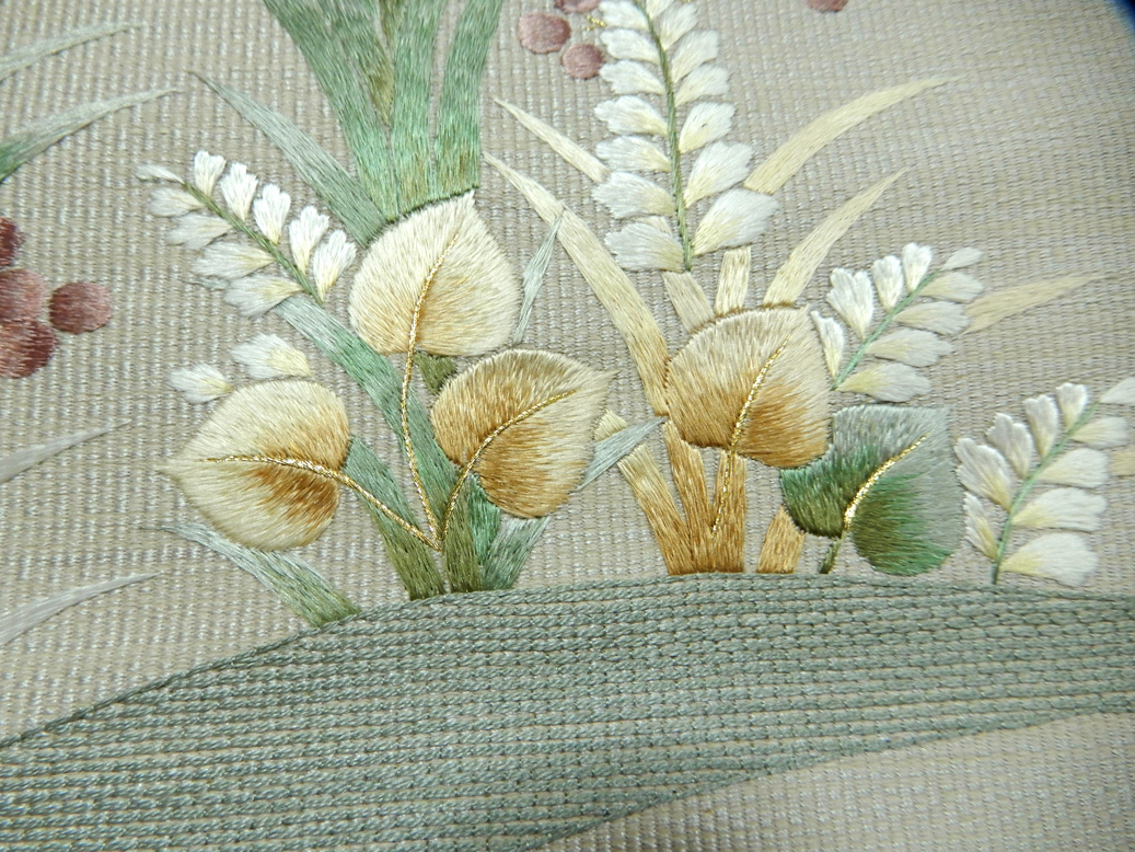 日本刺繍ポイント柄 袋帯