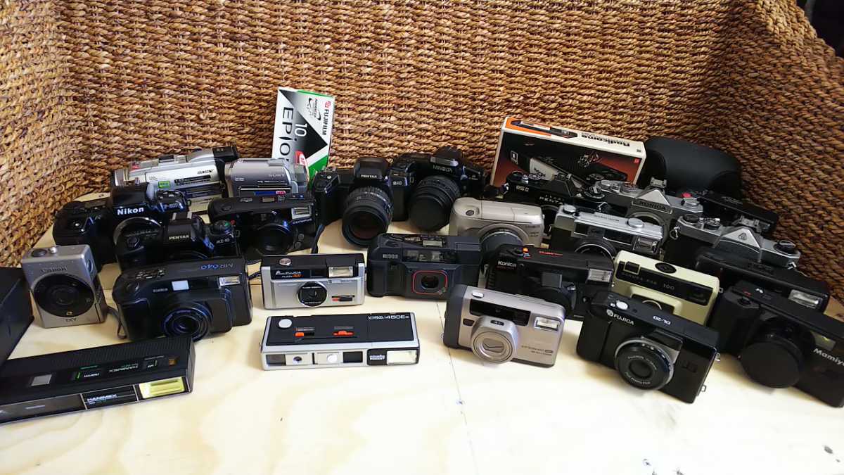 Canon フィルムカメラ　まとめ売り フィルムカメラ Canon Nikon カメラ Yahoo!オークション ビデオカメラ