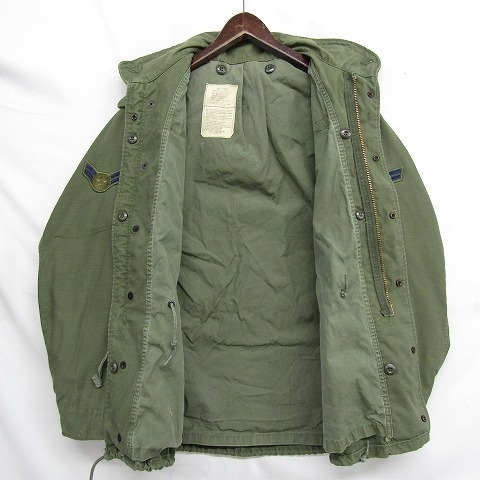 79年 会計 米軍実物 サイズ M-R US AIR FORCE M-65 フィールド 