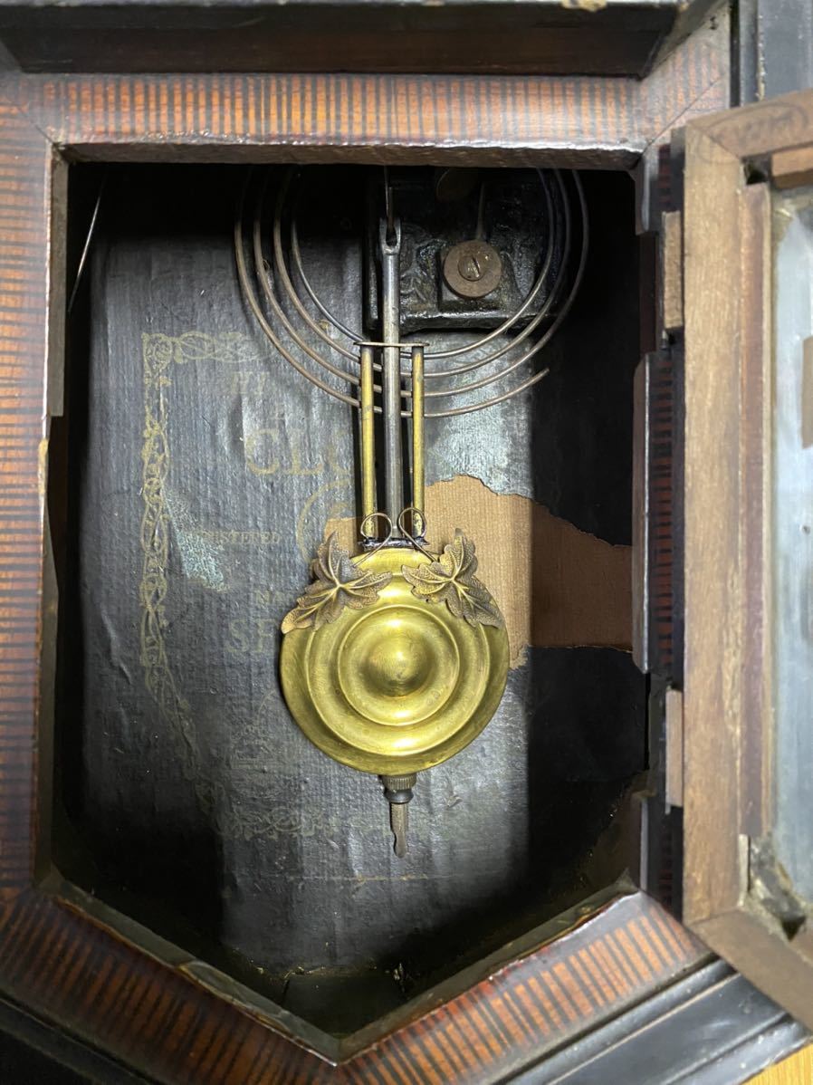 掛時計 振り子時計 精工舎 柱時計 ボンボン時計 八角 アンティーク