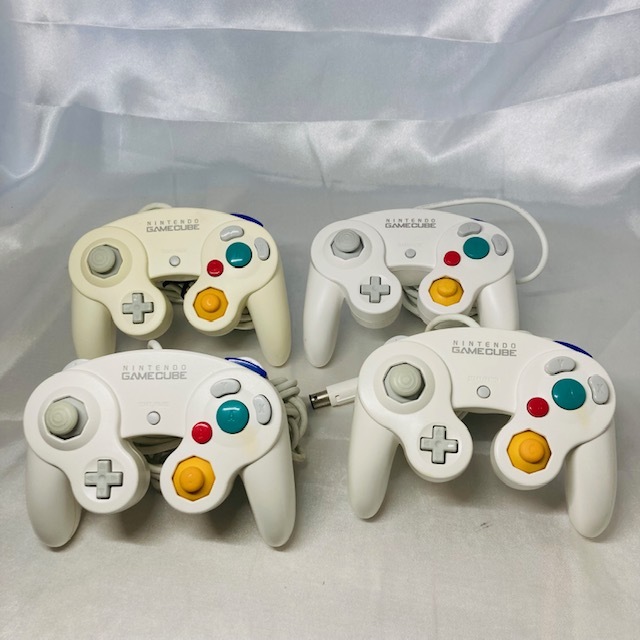 ☆1円～ 動作確認済 任天堂 ゲームキューブ コントローラー ホワイト 4 