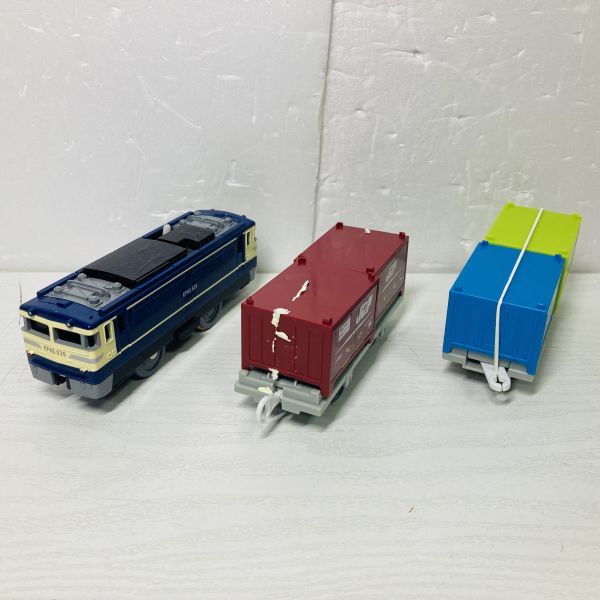 送M】1円～ タカラトミー プラレール JR貨物スペシャルセット2 EF510 2 