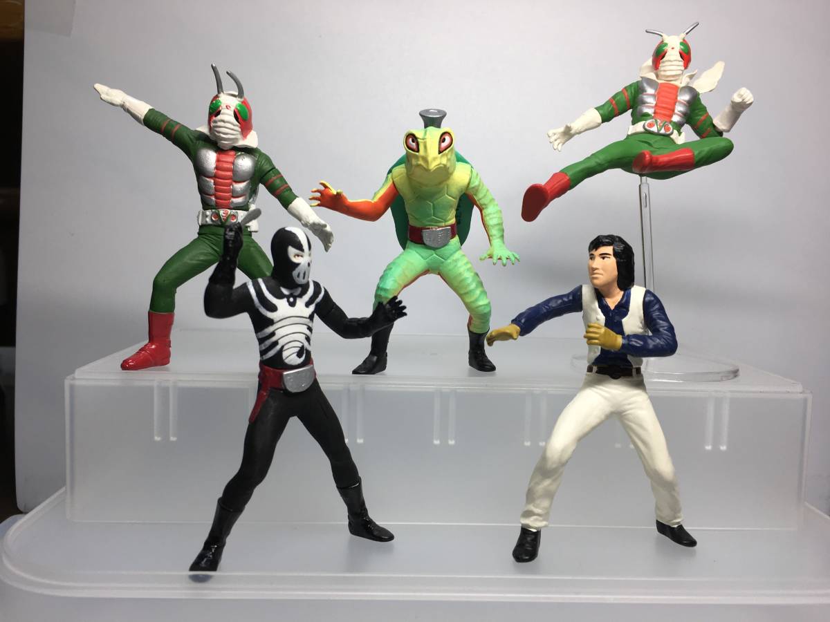仮面ライダー フィギュア5点M 仮面ライダーV3 カメバズーカ  