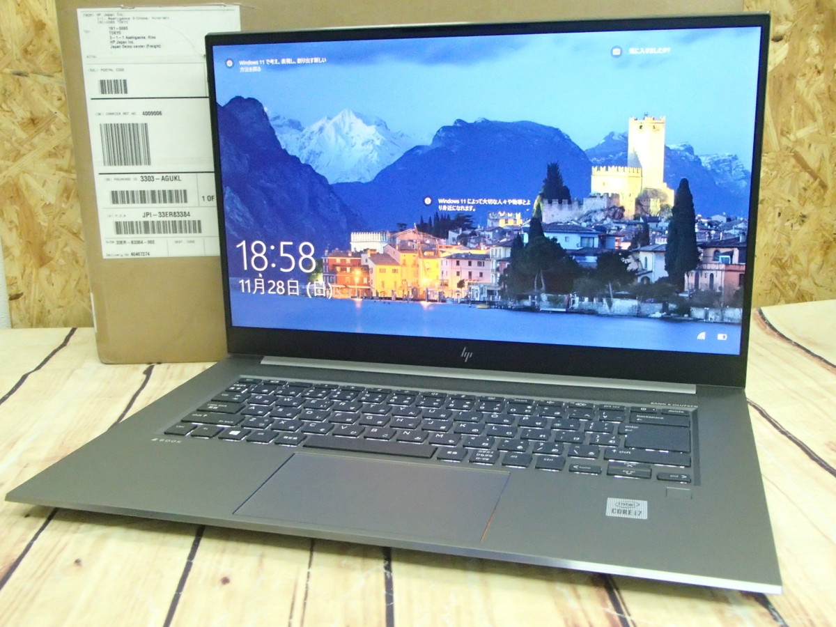 □展示美品 HP ZBook Studio G7 Mobile Workstation Core i7-10750H 