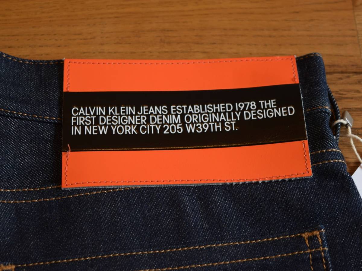 特別出品 限定品 新品 CALVIN KLEIN JEANS EST.1978 ラフシモンズ監修 デニム