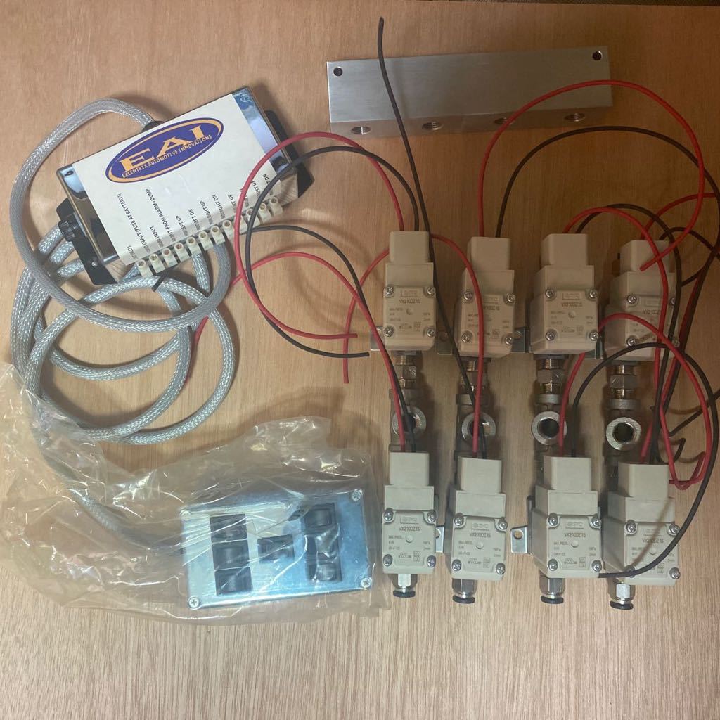 エアサス ソレノイドバルブ 電磁弁 SMC 【4独立】 電磁弁 エアサス