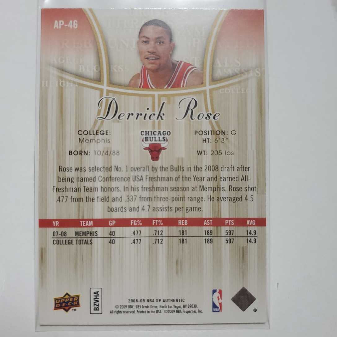 Derrick Rose 2 デリック ローズ Bulls Auto RC Rookie Jersey 