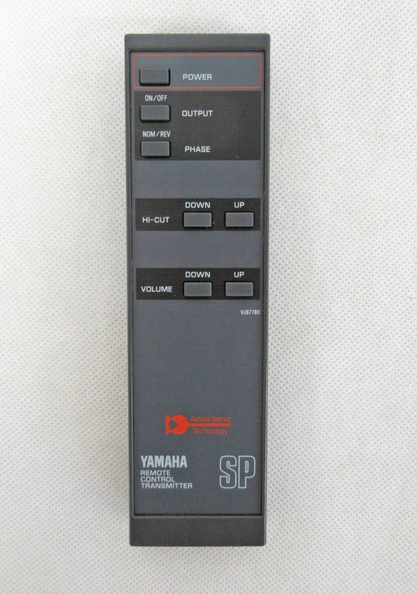 re339☆リモコン☆YAMAHA/ヤマハ☆VJ67780☆サブウーファー YST-SW1000