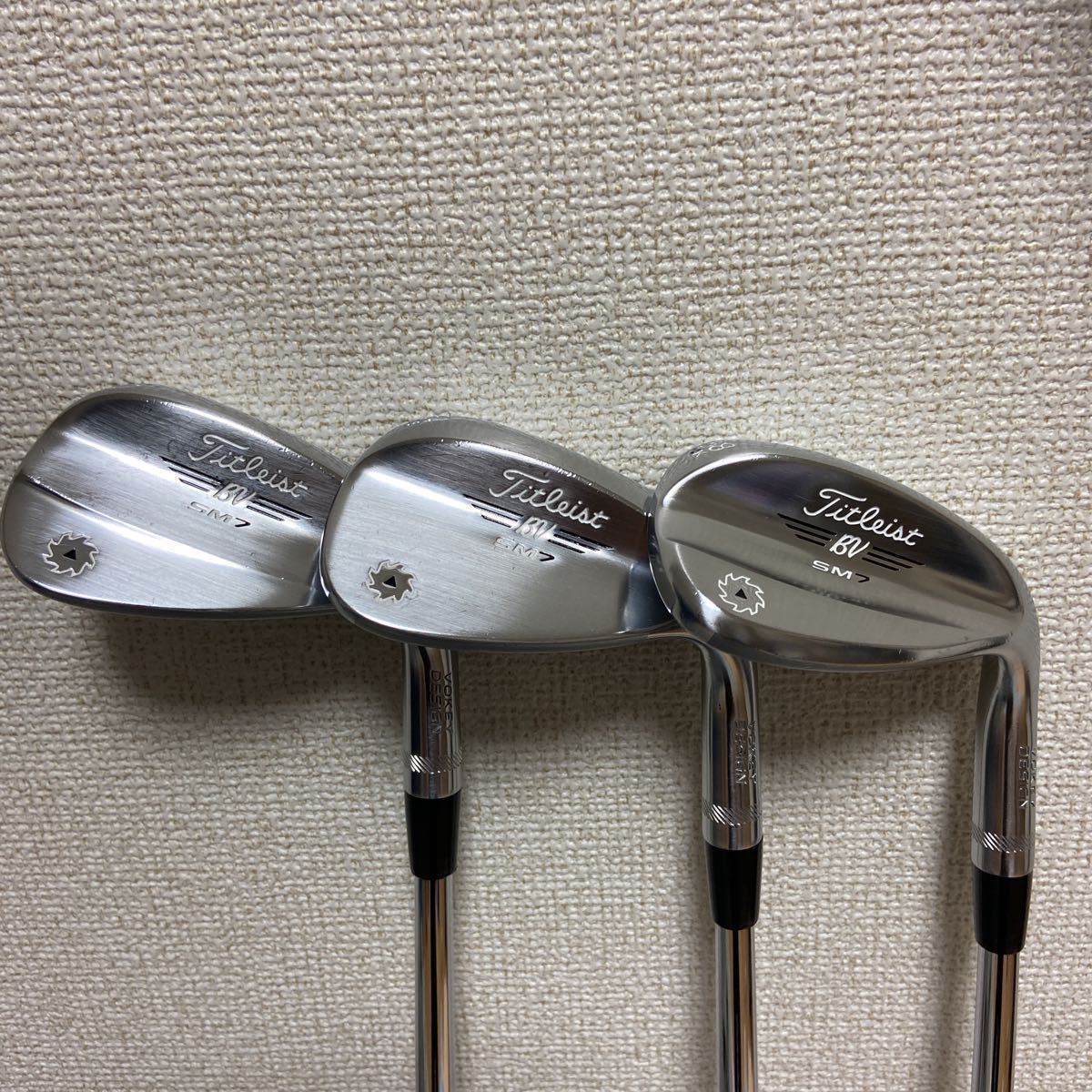 タイトリスト SM7 ボーケイウェッジ(ツアークローム) 3本セット N.S.PRO MODUS3 125/X 50-12F/54-10S/58-14K_1