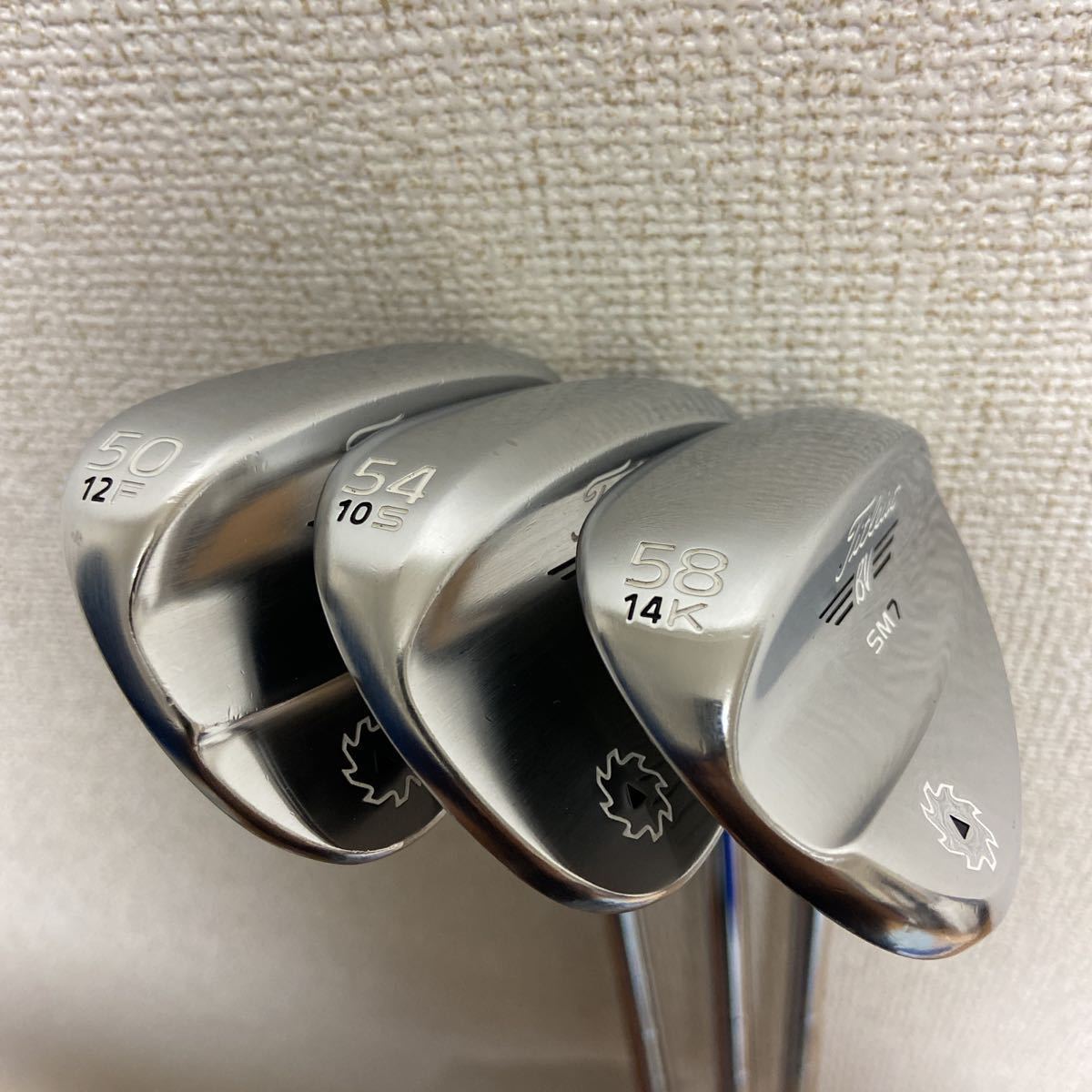 タイトリスト SM7 ボーケイウェッジ(ツアークローム) 3本セット N.S.PRO MODUS3 125/X 50-12F/54-10S/58-14K_2
