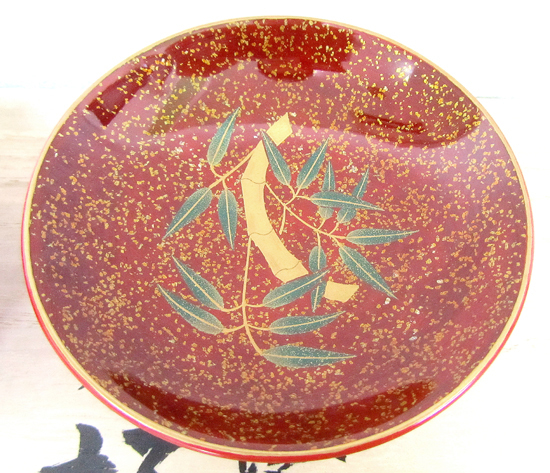 輪島塗 松竹梅 杯/盃 20個 歳寒三友朱塗蒔絵 祝い酒に 箱あり 塩徳屋