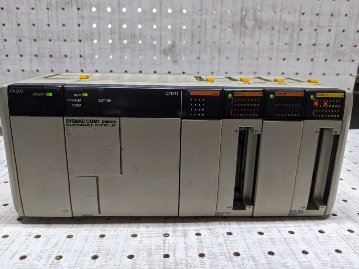 オムロン　PLC CQM1　PA203/CPU11/ID213/ID212/OD213