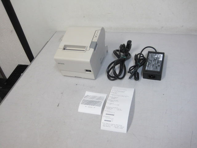 （動いています）EPSON サーマルレシートプリンター 本体 ☆EPSON/エプソン☆サーマルプリンタ☆TM-T88V☆M244A☆USB☆レシート