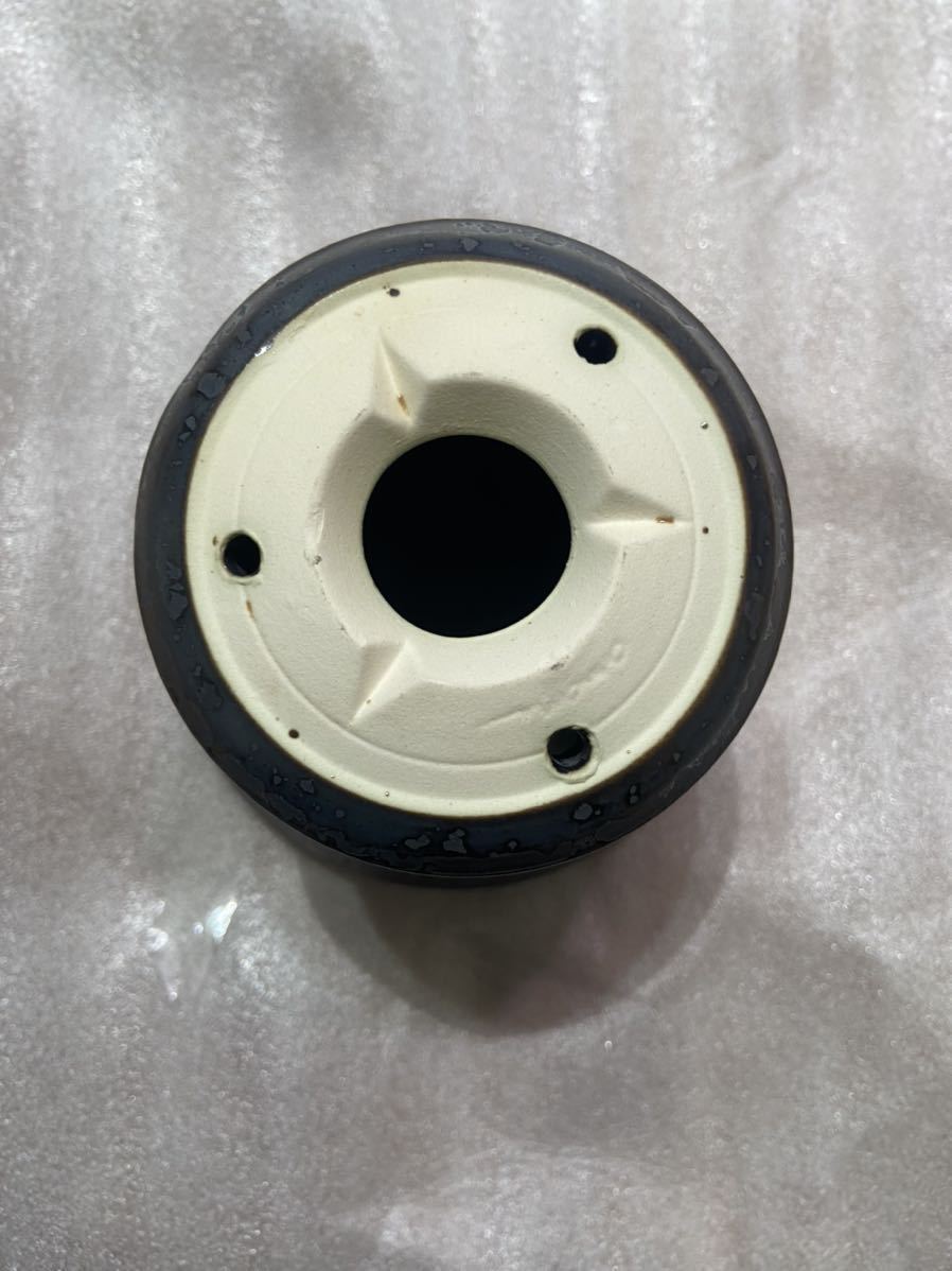宮下将太 植木鉢 amane ※Small ART 黒煌 陶芸家 Pot Cylinder CERAMICS