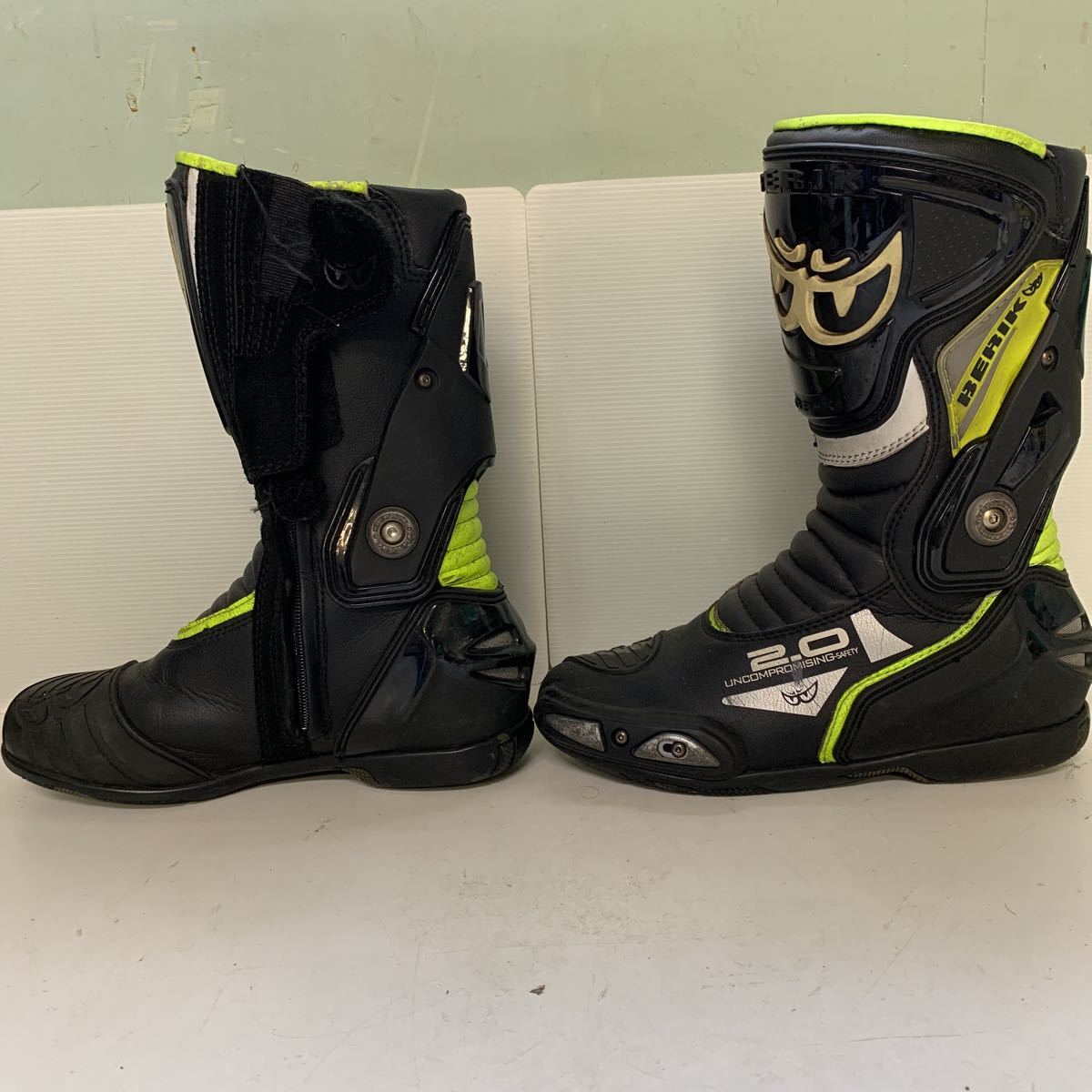 Berik Losail オートバイ レーシングブーツ EUR45 BERIK ベリック