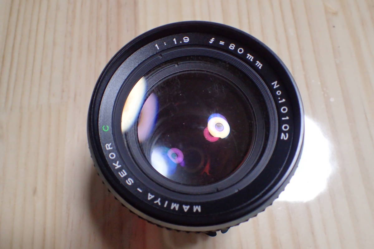 送料無料☆ MAMIYA SEKOR C 80mm 1.9 マミヤ セコール オールドレンズ  