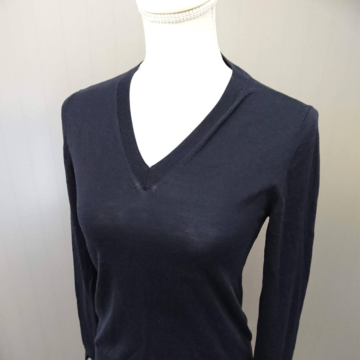SANDER JIL NAVY 長袖 ニット お得な情報も盛りだくさん カットソー ジルサンダーネイビー（ニット・セーター｜トップス jil - Jil Sander Navy Sweater S J22GP0224J14603