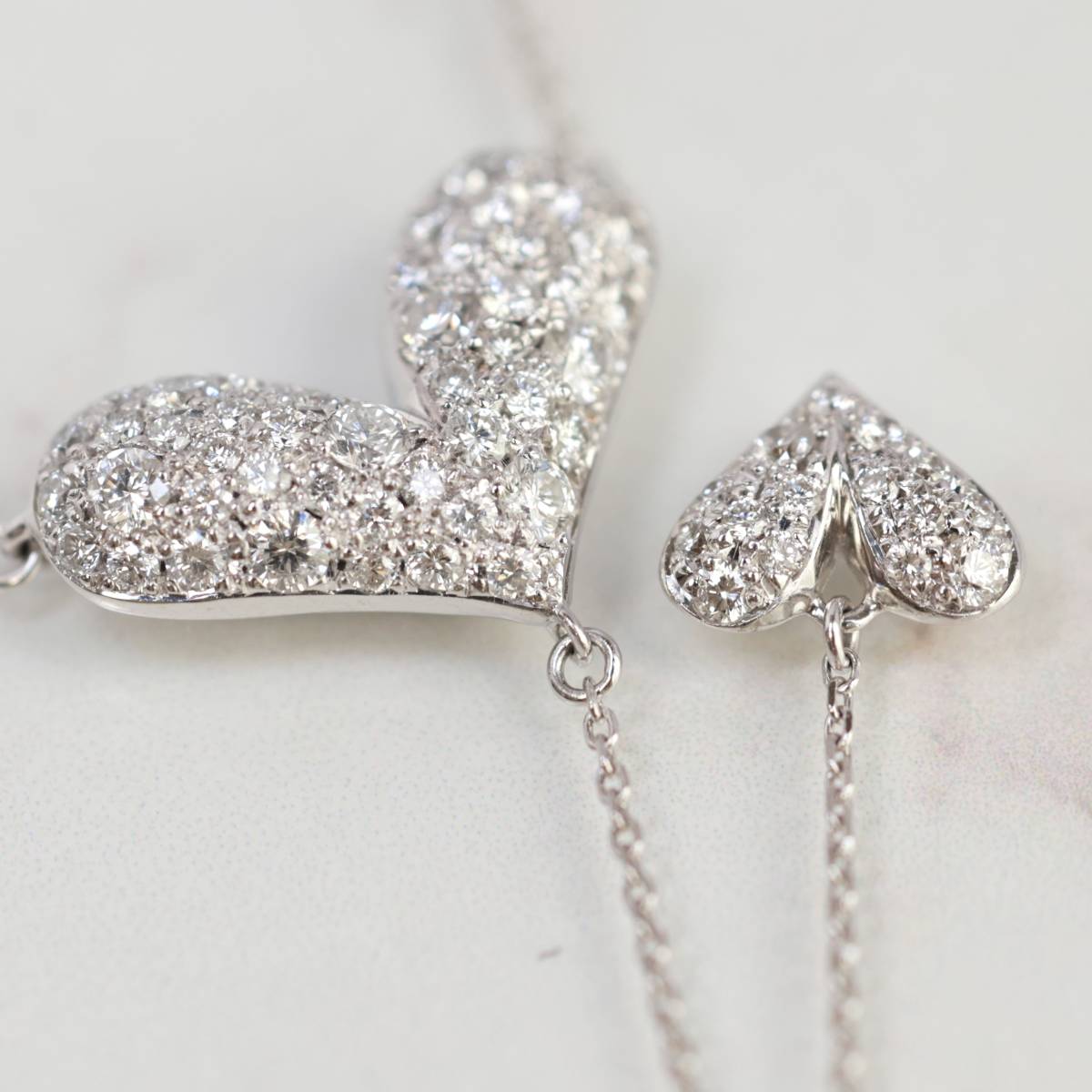 DUNOA K18 WG ダイヤモンド 1.10ct ネックレス 神田うの デュノア 