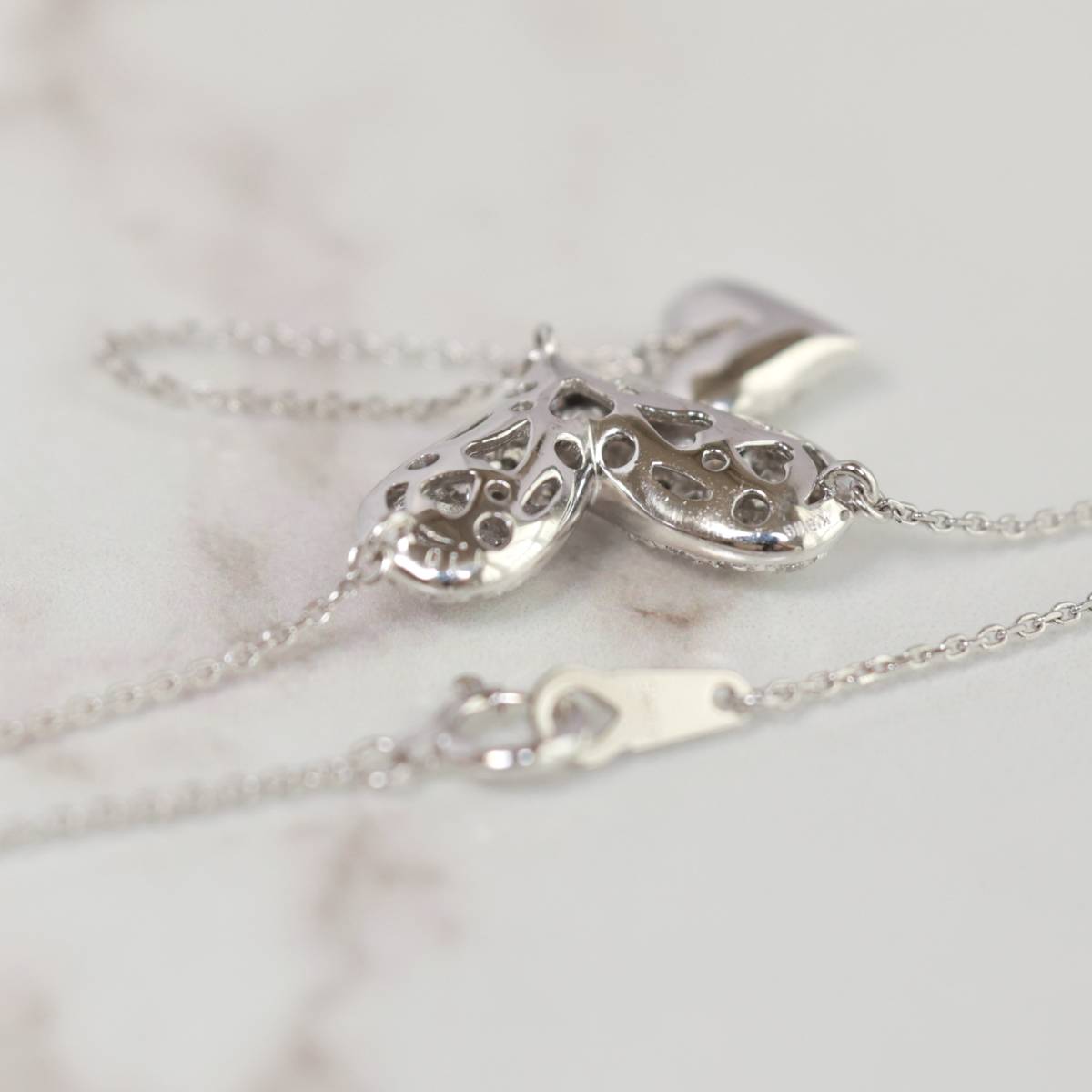 DUNOA K18 WG ダイヤモンド 1.10ct ネックレス 神田うの デュノア 