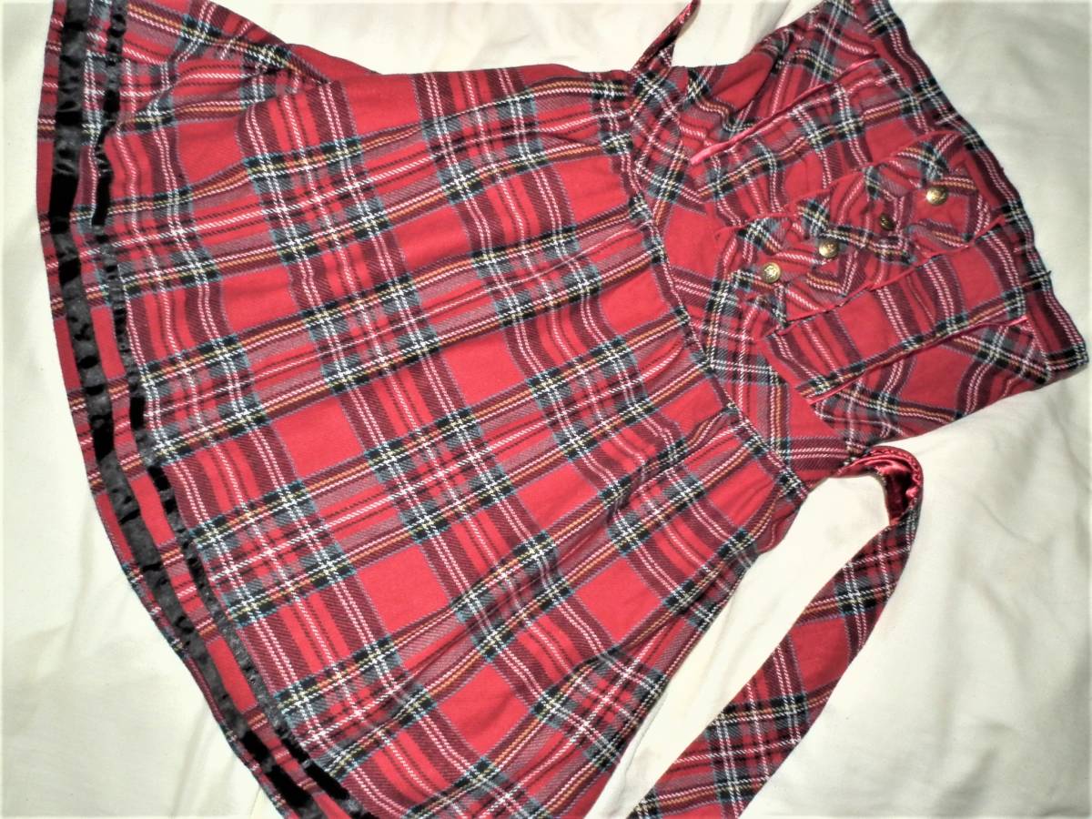 192 ロリータ 裏地つるつるサテン タータンチェック ワンピース その他 売買されたオークション情報 Yahooの商品情報をアーカイブ公開 オークファン Aucfan Com