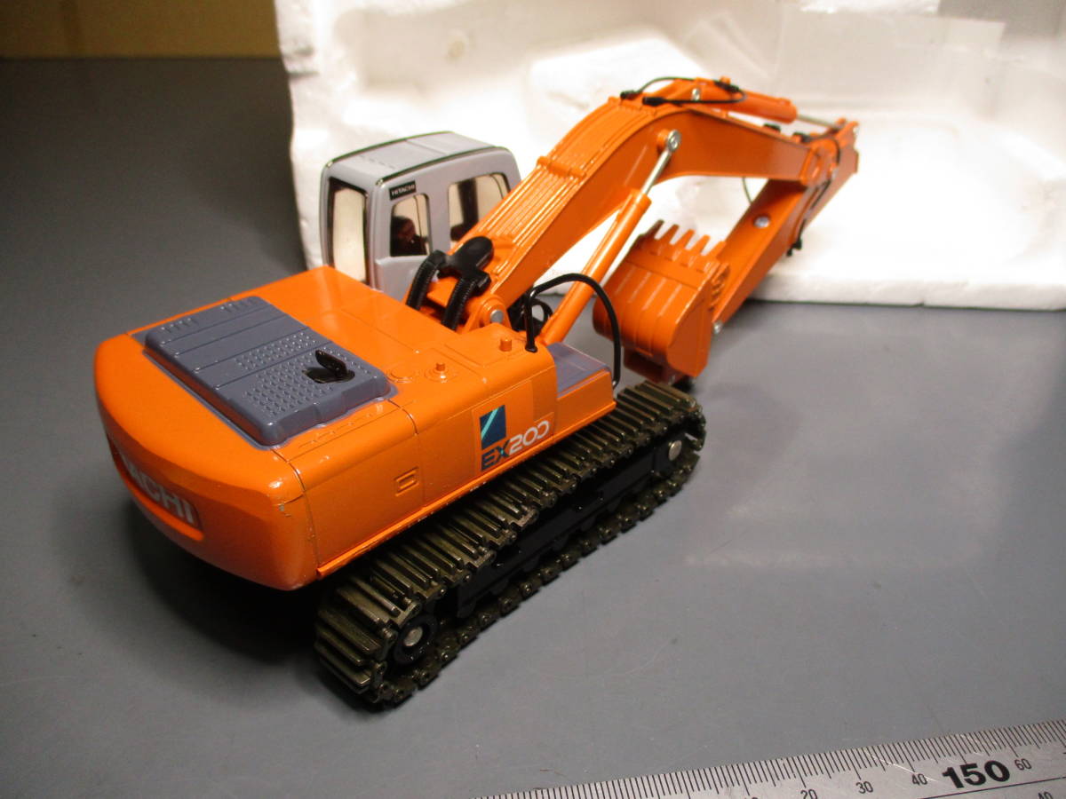 日立建機 1/40 HITACHI LANDY EX200 油圧ショベル ミニモデル 非売品 