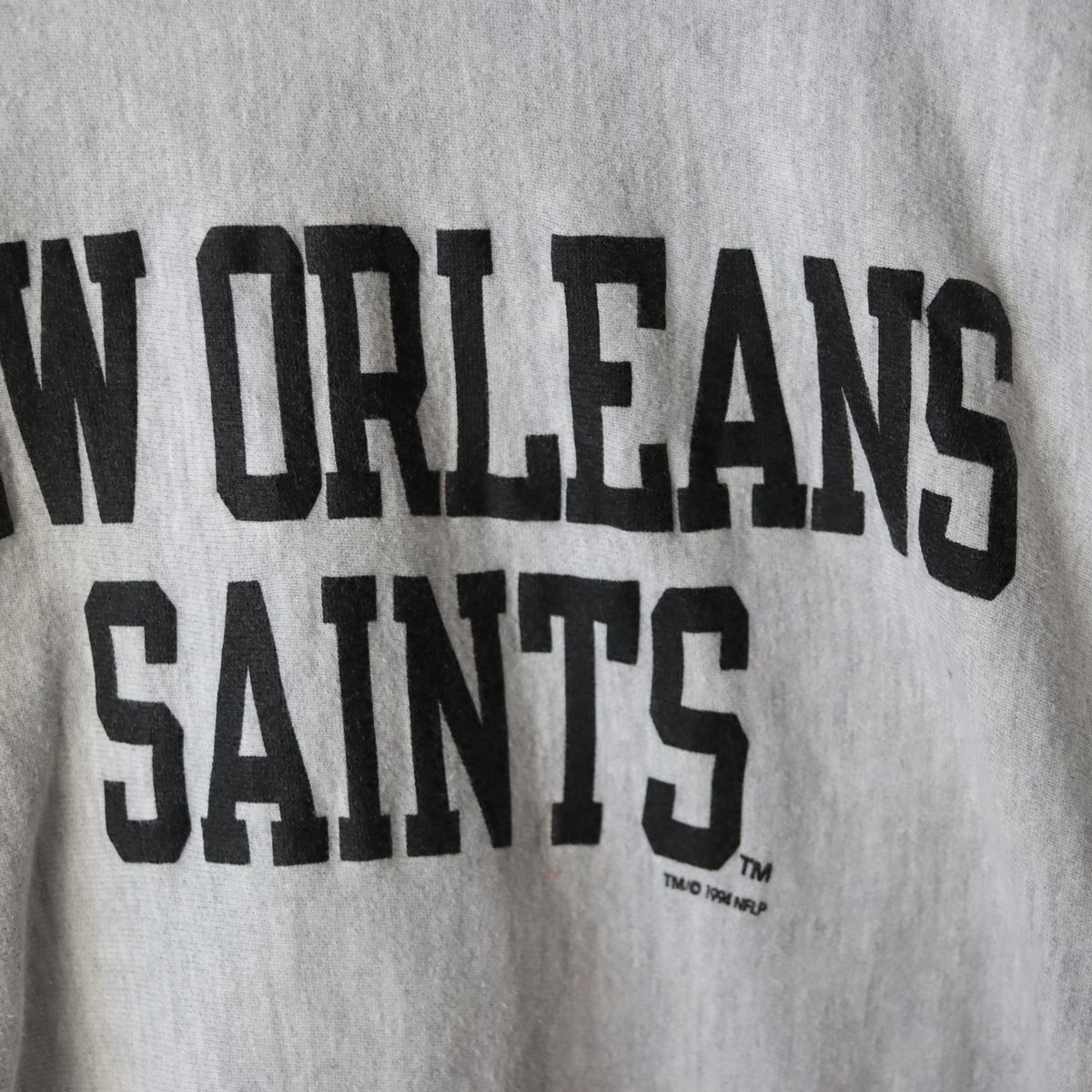 90s USA製 チャンピオン リバースウィーブ NFL セインツグレー XL 