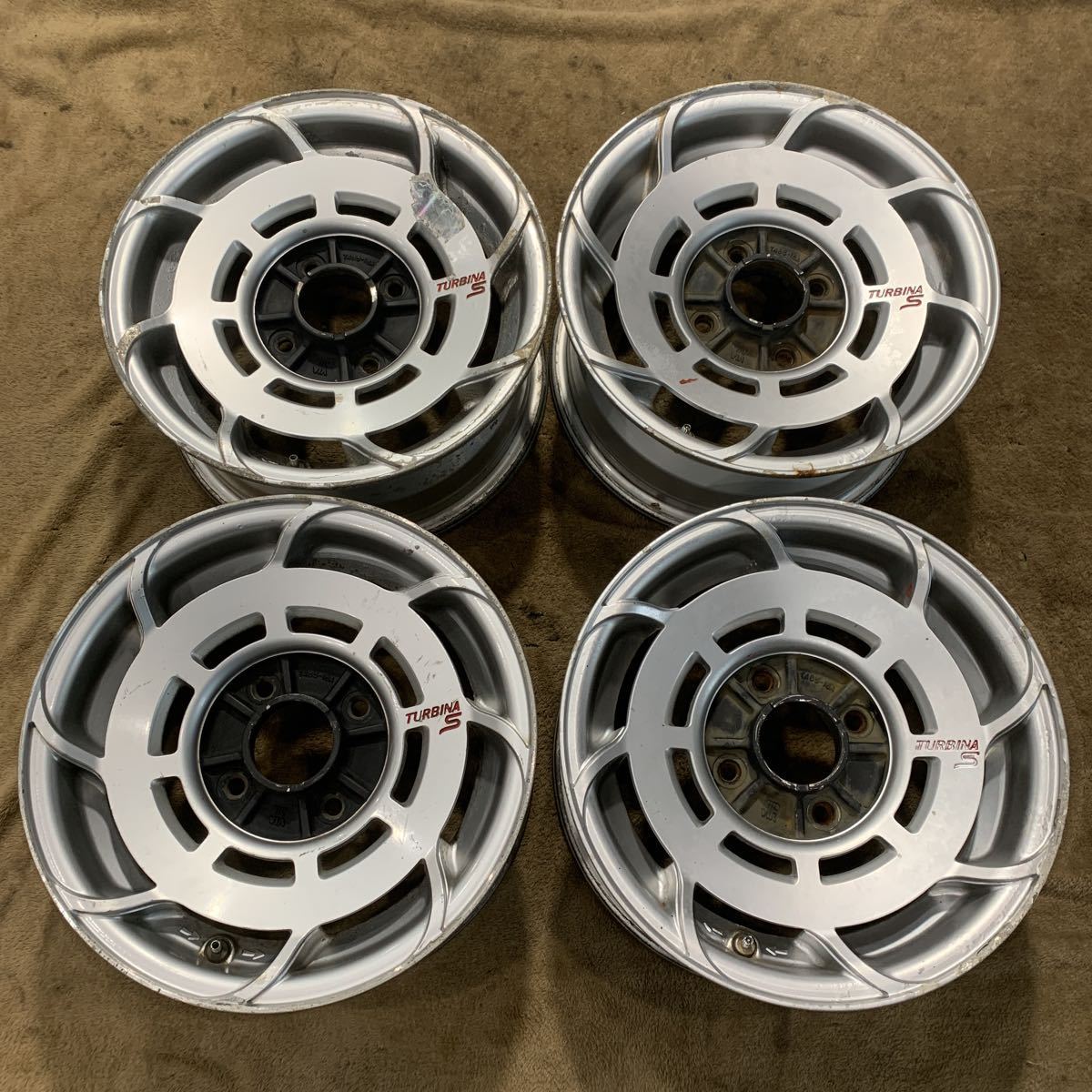 当時物・激レア】マナレイ TURBINA S 左右非対称 エアロ アルミ 