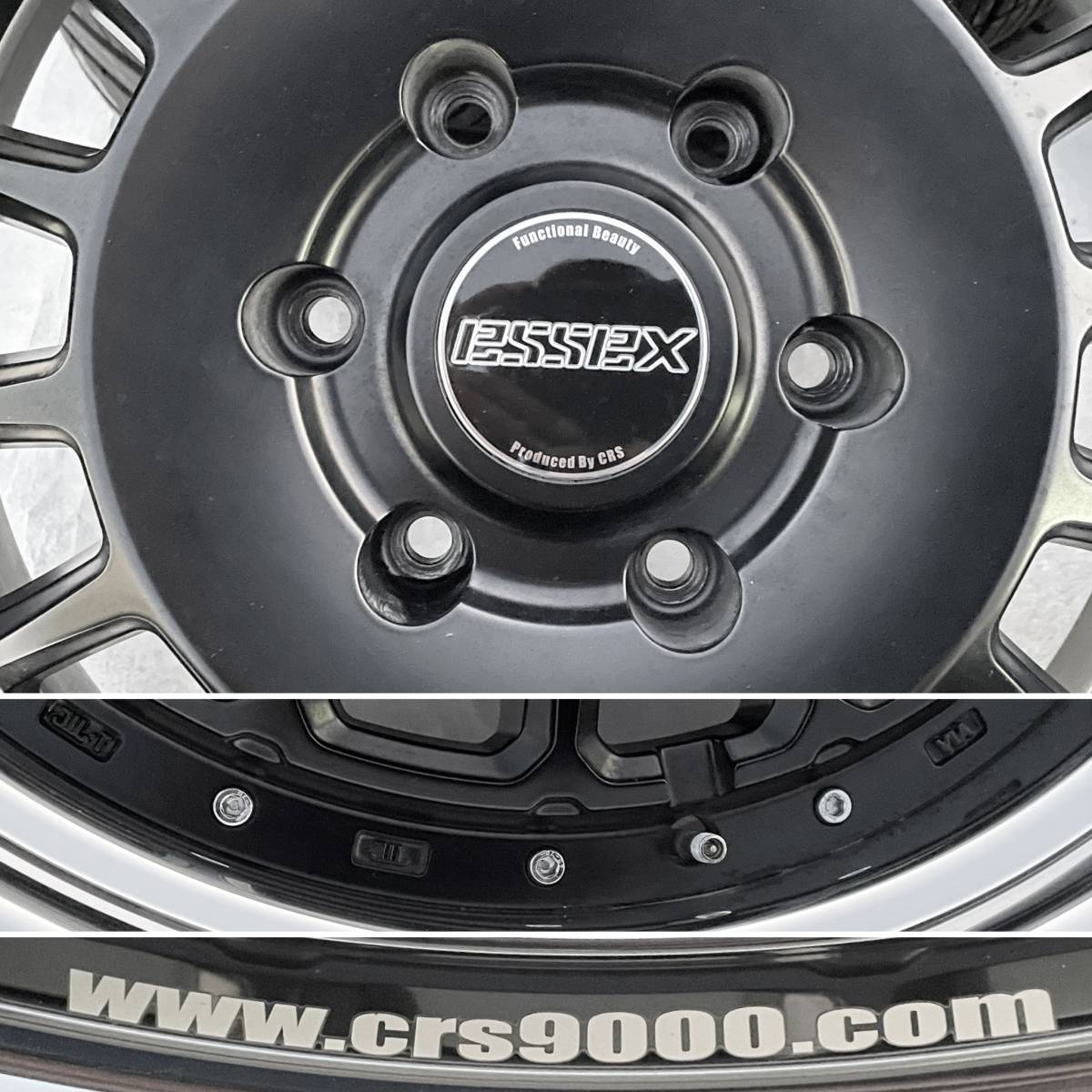 ☆送料込☆CRS ESSEX ENCD タイヤ ホイール 19×9J 6穴 139.7 +25 225 