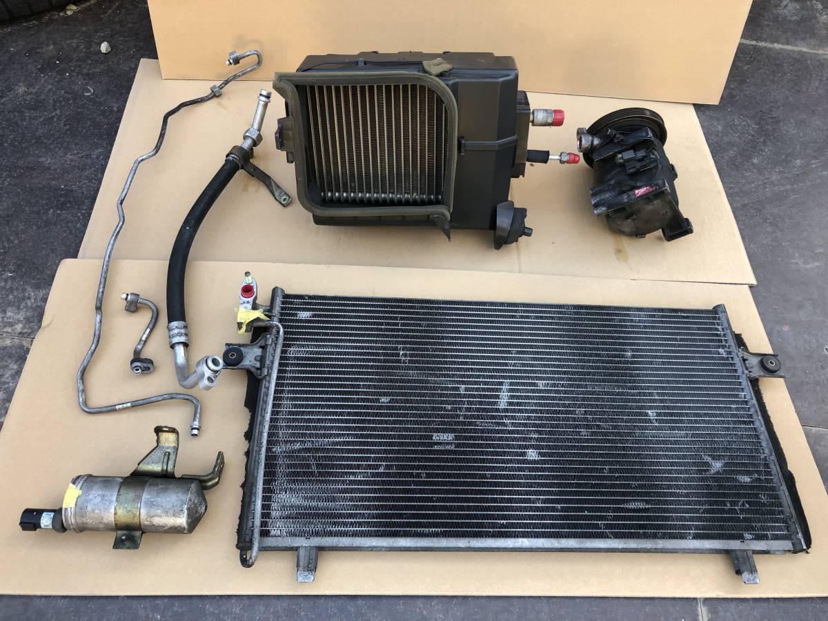 S14 後期 シルビア SR20DET エアコン A/C エバポレーター 配管  