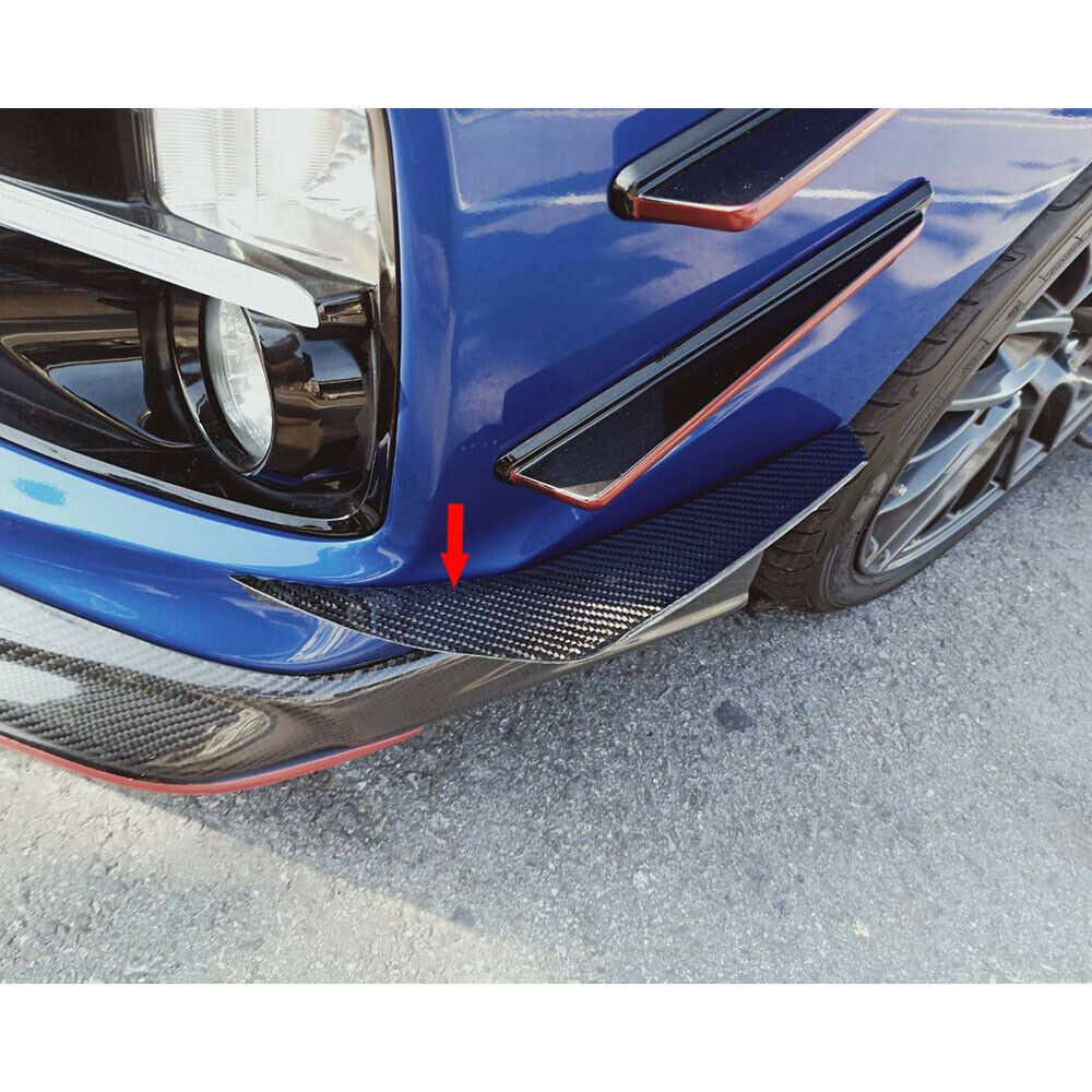 スバル WRX/WRX STI VA カーボン フロント バンパー サイド カナード