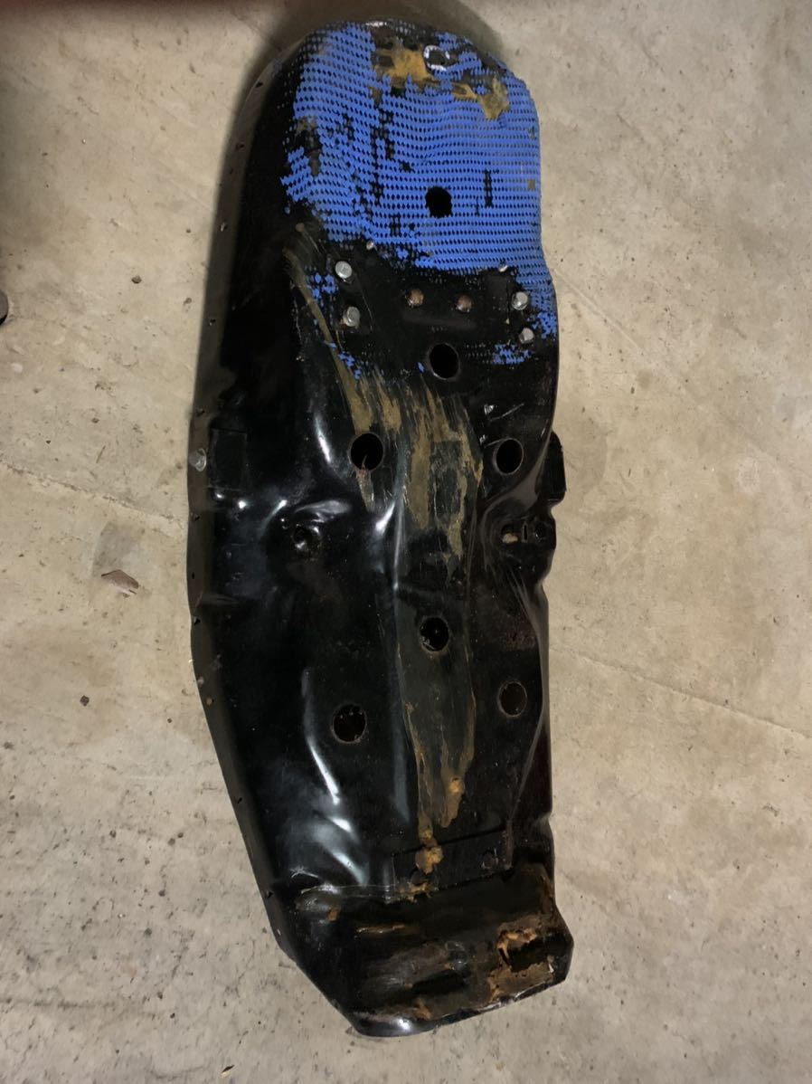 cb250t 鉄 シートベース 美品 cb400t バブ ホーク100円スタート 角 