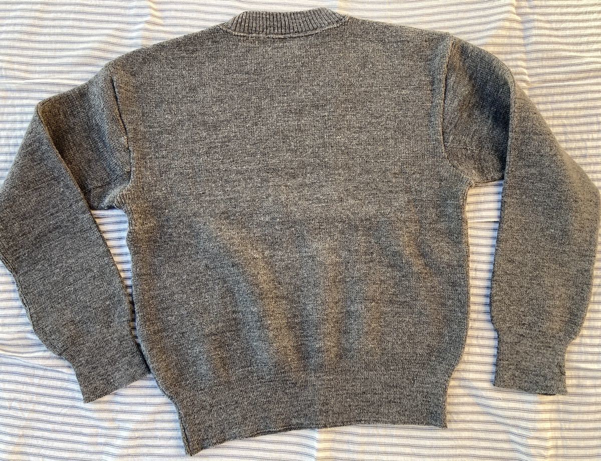 40s50sビンテージ古着☆GROSS H.M.☆ウールセーター☆メンズSサイズ位 