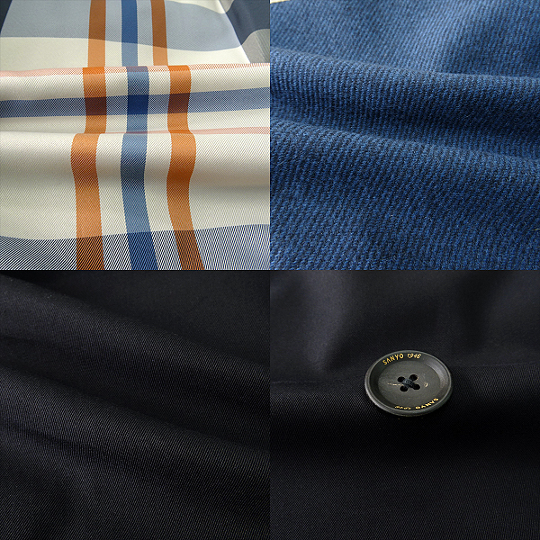 新品 12.7万 サンヨーコート 100年コート 三陽格子 ライナー トレンチ